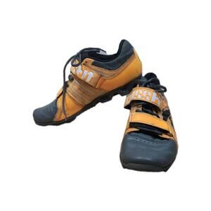 Vintage Reebok Men Size 11.5 CrossFit Lifter Lifting Shoes Neon Orange Gray 2013